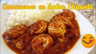 CAMARONES EN SALSA CHIPOTLE MUY RICOSALEX Y GABY VLOGS [upl. by Neerac]