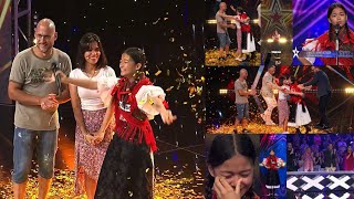 Chriztel Renae Aceveda  Historic GoldenBuzzer Croatia Got Talent Audition  SuperTalent 2023 [upl. by Peterus112]