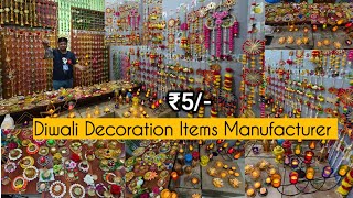 Diwali Decoration Items Wholesale Market  Diwali Decoration Items Manufacturer Diwali Decor Items [upl. by Annhej923]