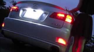 LED Bumper Reflector Lights For 20062013 Lexus IS250 IS350 [upl. by Ativahs928]