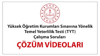 20212022 MEBYKSye Yönelik TYT Çalışma SorularıTüm ÇözümlerTürkçeSosyalMatematikFen [upl. by Anavahs140]