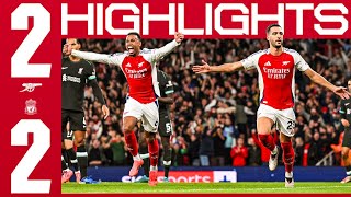 HIGHLIGHTS  Arsenal vs Liverpool 22  Premier League  Saka van Dijk Merino Salah [upl. by Cleveland]