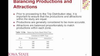 Lecture 02 Trip Generation and Trip Distribution [upl. by Dorie675]