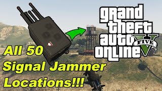 GTA5  All 50 Signal Jammer Locations [upl. by Anavoig]