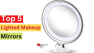 Best Lighted Makeup Mirrors On Amazon 2023। Top 5 best lighted makeup mirrors [upl. by Aliak879]