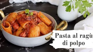 Pasta al ragù di polpo  ricetta facile  GialloZafferano [upl. by Gibun]