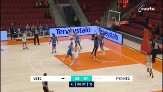 Ellen Jarvinen Finland Korisliiga Highlights [upl. by Refotsirhc]