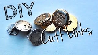 How to Make Cuff Links ♥ DIY Gifts [upl. by Mccall54]