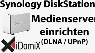 Synology DiskStation Medienserver einrichten DLNA UPnP [upl. by Mehsah]