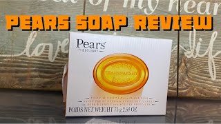 Bar Soap Review Pears Transparent Soap [upl. by Esnohpla]