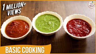 How To Make Chutney For Chaat  Sev Puri Pani Puri  Basic Cooking  Recipe by Archana in Marathi [upl. by Yelsna]