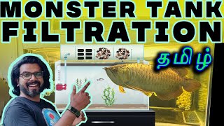 Arowana Fish Tank Filtration Tamil  Crystal Clear Aquarium water [upl. by Fania610]