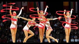 Rhythmic Worlds 2011 Montpellier  Groups AllAround Finals  We are Gymnastics [upl. by Etteroma710]