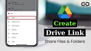 How To Create Google Drive Link to Share Files amp Folders  Google Drive Files Link Sharing [upl. by Deva]