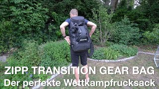 Zipp Transition Gear Bag  der perfekte Rucksack o Tasche für die TriathlonWechselzone [upl. by Gnilyarg]