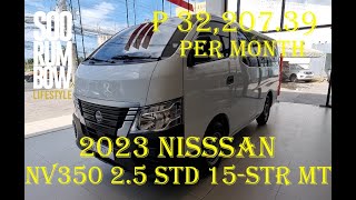 2023 Nissan NV350 Urvan 15seater MT Review Downpayment amp Monthly [upl. by Luben]