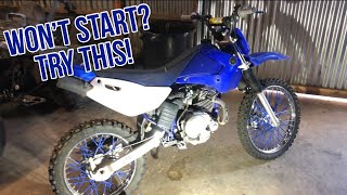 Yamaha TTR125 Dirt Bike Won’t Start Solved [upl. by Ggerc]