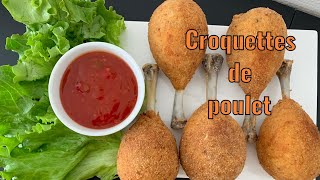 Croquettes de poulet fourrées au fromage [upl. by Bork129]