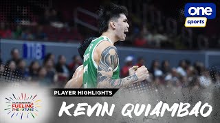 Kevin Quiambao records first tripledouble  UAAP Season 86 Mens Basketball [upl. by Pearla]