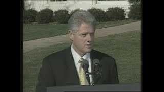 USA BILL CLINTON ON YELTSINS RESIGNATION 6 [upl. by Jacquelyn]