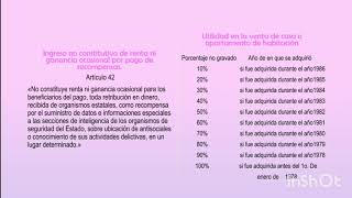 Ingresos no constitutivos de renta ni ganancia ocasional ⁉️ [upl. by Stefa]