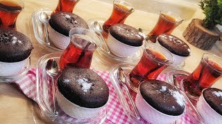 10 DAKİKADA 7 KİŞİLİK TATLI Süper lezzetli sufle 😍 🍫🍫🍫 [upl. by Inoek]