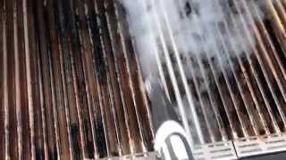 How to Clean a BBQ with a Steam Cleaner [upl. by Oakman555]