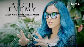 Arch Enemy  Interview Alissa WhiteGluz amp Michael Amott  Paris 2022  Duke TV Subs [upl. by Leinto]