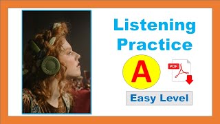 Listen and choose the correct option  level A easy  Basic Listening Exercises  Easy Listening [upl. by Olinad390]