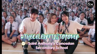 TheCelebrityStopover at St Anthonys Canossian Secondary School [upl. by Sucramal]