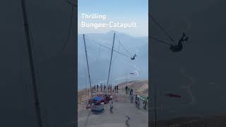 Heart pounding bungee catapult fun at Tahtali Mountain Turkey​INSPIRING Bo [upl. by Lorrimor]