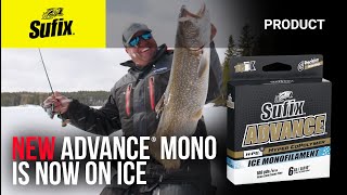 Sufix® Advance® Ice Monofilament The mono that thinks its a braid™ is now on ice [upl. by Ube876]