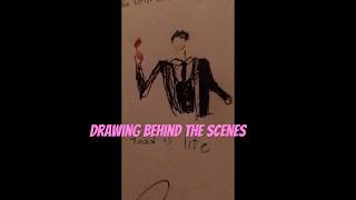 Drawing behind the scenes vincenzo pt 1 vincenzo kdramas [upl. by Sirtimid]