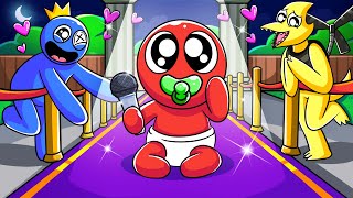 New Rainbow Friends Animation  BABY RED is a SUPER STAR  Cartoon Animation [upl. by Louise366]