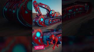 SUPERHEROES but EXCAVATORS💥 All Characters marvel amp DC marvel transfomers ultron [upl. by Questa]