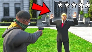 GTA 5 CAN FRANKLIN KILL THE PRESIDENT IN GTA 5 [upl. by Guidotti752]