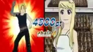 Edward Elric dancing  Prince of the Dawn wii game [upl. by Charlie]