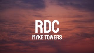 Myke Towers  RDC LetraLyrics [upl. by Close399]