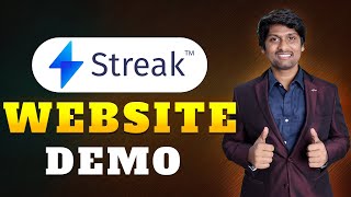 streak website Demo [upl. by Cohbert]