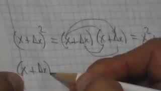 Incremento de una función método analítico o algebraico [upl. by Eliam]