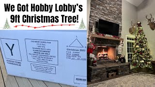 Honest Review Hobby Lobbys 9ft Prelit Christmas Tree Cashmere Sierra Pine [upl. by Dani]