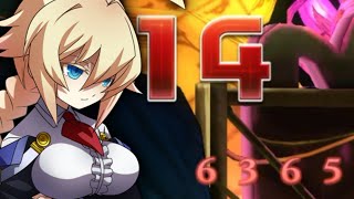 BBCF naoto does quite a bit of damage [upl. by Vladamar]