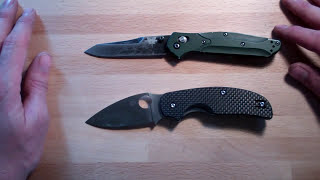 Benchmade vs Spyderco The Best EDC Knife for You My Honest Review [upl. by Aicilehp658]