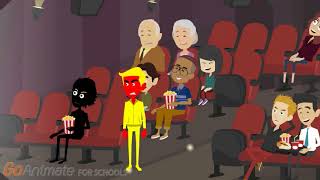 Evil Yellow Horse Misbehaves At Movie Theatre Gets Arrested Big Time [upl. by Chud]