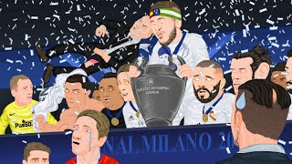 Parodia animada del Real Madrid 11 Atlético de la Final de Champions 2016 [upl. by Salvucci614]