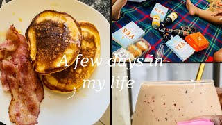 Weekly vlog Make smoothie packs and pancakes Book club session South African YouTuber 🇿🇦 [upl. by Neimad]