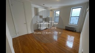 NYC Apartment Tour Studio Apartment at 11th st Park Slope Brooklyn [upl. by Frida214]