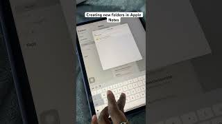 How to create new folders in Apple Notes [upl. by Arayk]