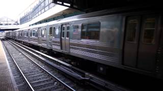 HD R68a  B Express train Entering Newkirk Plaza Manhattan Bound [upl. by Haye]