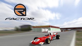 F1 1971 in rFactor  Circuito di Fiorano TV CAM with Xbox 360 Controller [upl. by Wenz]